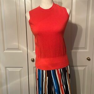 Cue orangee sleeveless top